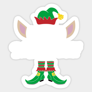 I'm The Daddy Christmas Elf Sticker